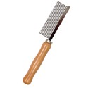 Wooden Handled Brush Comb